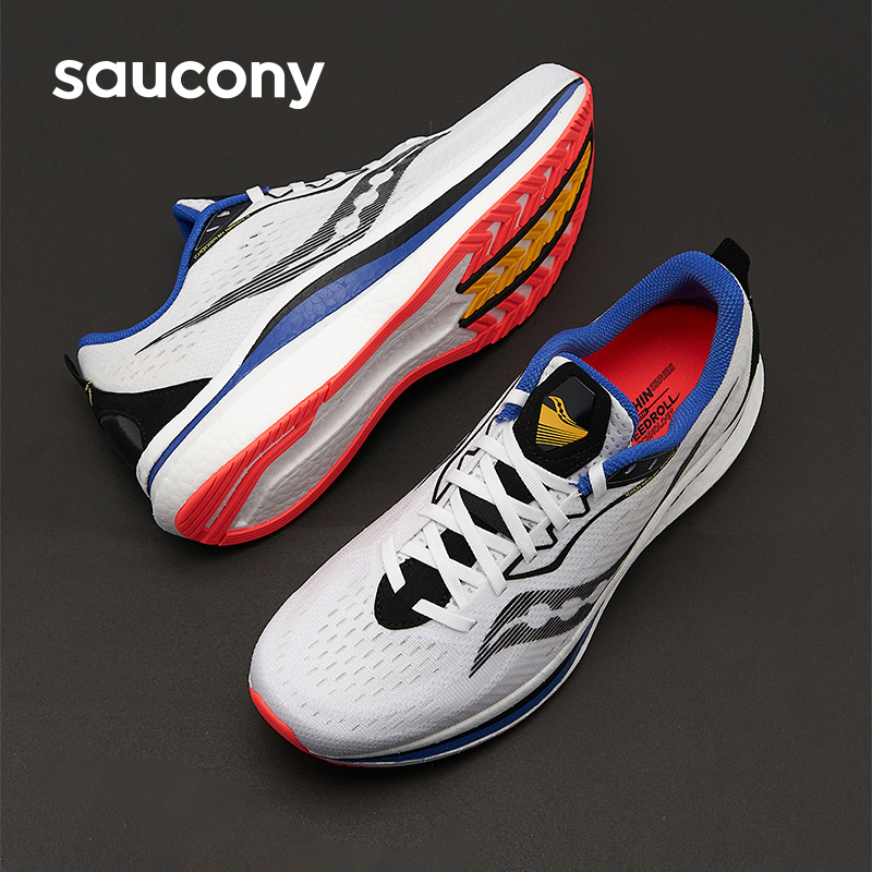 Saucony Soconnie Endorphin Speed Brown Speed 2 Running Shoes Men Race Speed Shock Absorbing Running Shoes Sneakers