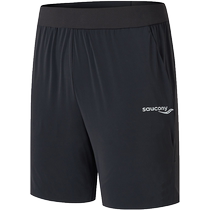 Saucony official racing woven comfortable breathable sports life mens running 4D shorts