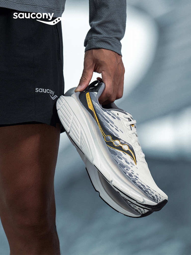 saucony 索康尼  向导17 男女款稳定支撑跑鞋 88VIP会员折后￥329.63包邮