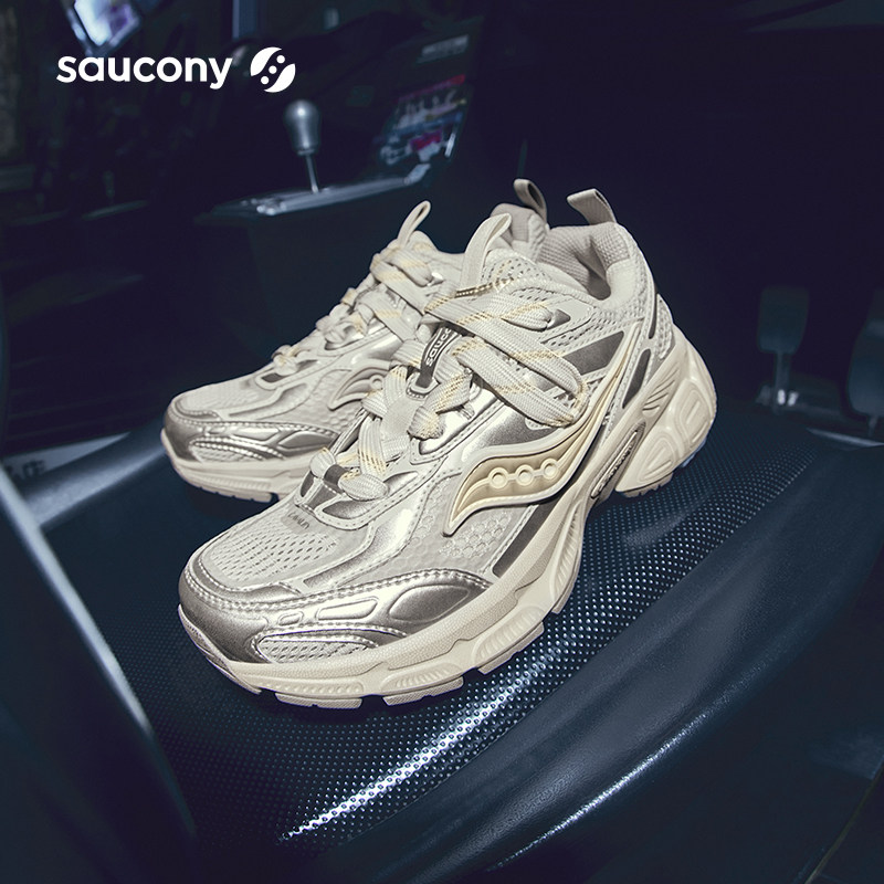 Saucony/ официальная аутентичная обувь для папы в стиле 2K knight в стиле ретро на толстой подошве; мужская повседневная спортивная обувь с увеличенным размером; женская Изображение 1
