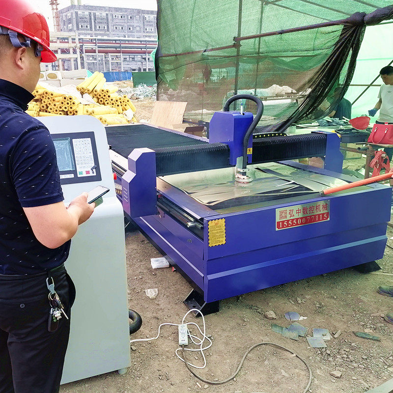 Thermal insulation elbow automatic unloading machine Hongzhong CNC plasma cutting machine Automatic straight pipe unloading machine manufacturer