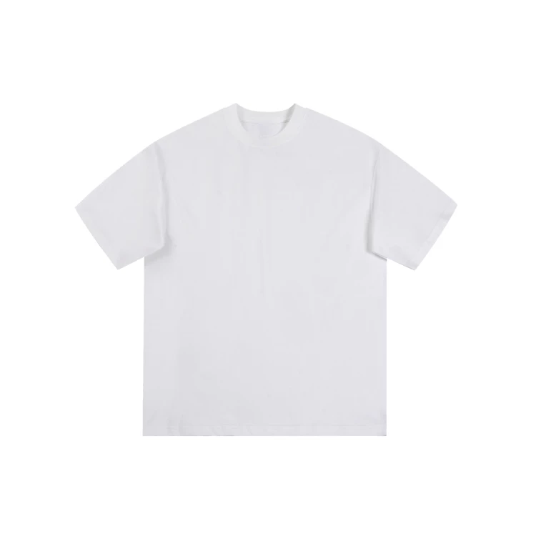 American small neckline BOXYFIT short wide heavy short sleeve cleanfit Solona cool solid color bottoming T-shirt for men