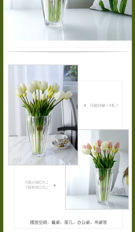 Cao cấp pu tulip mô phỏng hoa ins duy nhất giữ ẩm hoa giả phòng ngủ trang trí phòng khách bữa ăn trang trí máy tính để bàn bó hoa - Hoa nhân tạo / Cây / Trái cây