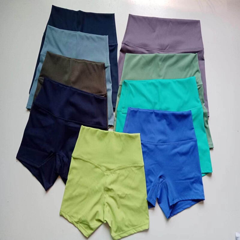 Yoga Shorts, Sports High-Waisted, Hip-Lifting, Tummy-Tucking, Quick-Drying, Base Layer, High Elasticity, Naked-Feel, Soft, Women's Three-Quarter Length Shorts for Summer Yoga Shorts, Sports High-Waisted, Hip-Lifting, Tummy-Tucking, Quick-Drying, Base Layer, High Elasticity, Naked-Feel, Soft, Women's Three-Quarter Length Shorts for Summer