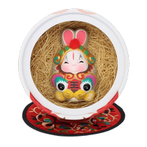 Mid-Autumn Festival gifts dragon zodiac old Beijing Rabbit ornaments temple fairs Rabbit Lord Forbidden City souvenirs for foreigners abroad