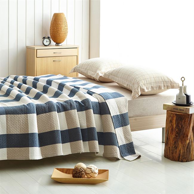 Khăn bông được in Bắc Âu đơn tua rua đôi sáu lớp gạc chăn sofa ngủ trưa chăn thường đan chăn - Ném / Chăn gia chan long cuu