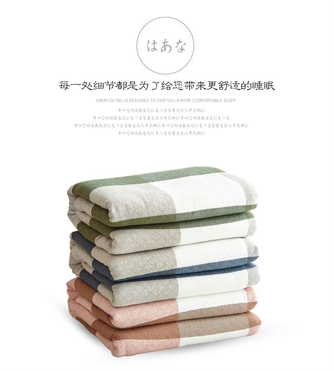 Khăn bông được in Bắc Âu đơn tua rua đôi sáu lớp gạc chăn sofa ngủ trưa chăn thường đan chăn - Ném / Chăn gia chan long cuu
