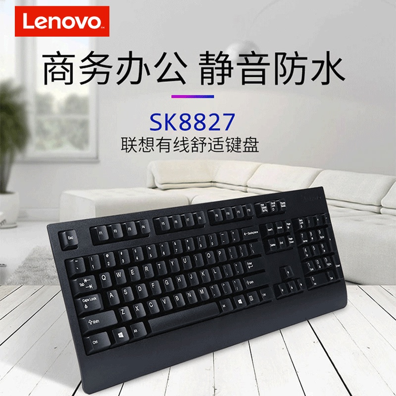 Lenovo Original USB Wired Keyboard for Business, Office, Home, Gaming, Typing, Notebook, Desktop, All-In-One Computer