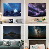 ins wind Nordic starry sky background cloth wall room decoration hanging cloth Student dormitory transformation bedroom wall cloth tapestry