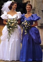 Qinghe hovintge antique wedding dress princess skirt new mesh tea break skirt design sense French retro square collar