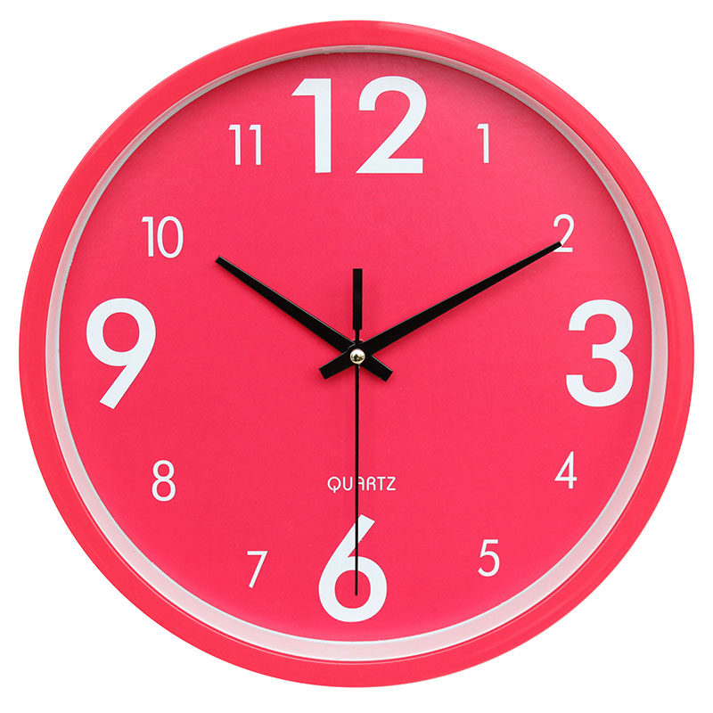 Silent Wall Clock with Sweeping Second Hand Movement for Living Room, Office, Bedroom, Minimalist European Style, Personalized Modern Round Glass Wall Clock