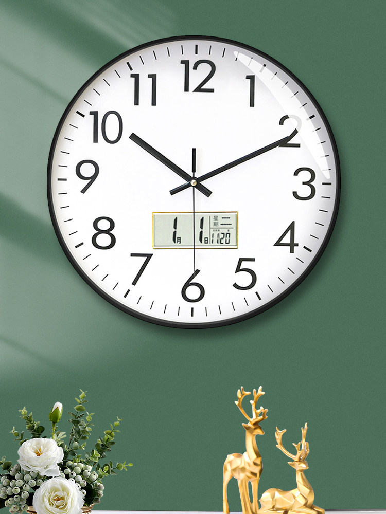 Clocks, Wall Clocks, Living Room Digital Clocks, Silent Quartz Clocks, Wall-Mounted Clocks, Home Clocks, Personalized, Simple, Modern, Creative Clocks