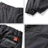 Демисезонные мужские осенние штаны, коллекция 2021, свободный крой