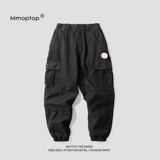 Демисезонные мужские осенние штаны, коллекция 2021, свободный крой