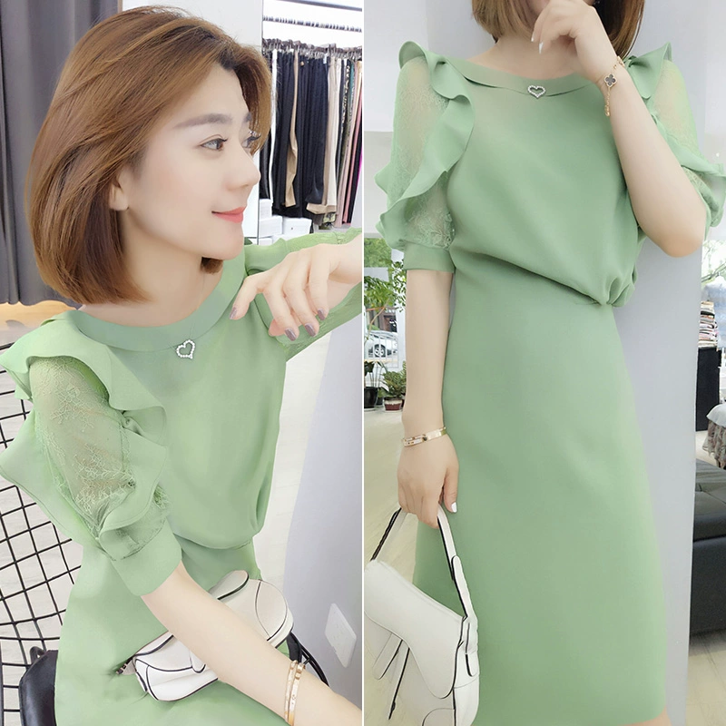 Thời trang, tươi trẻ, chất mỏng nhẹ, quý cô, mỏng, đầm voan, ga châu âu, hè 2021, quần áo nữ mới, hàng châu âu - váy đầm