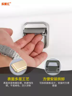 Drawer-free handle small handle wardrobe door hinge type cabinet handle Nordic pull ring overall Cabinet activity small handle