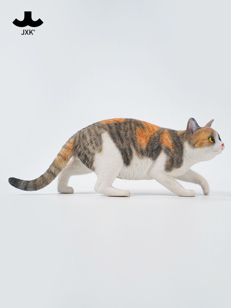 CN造物] JXK 1/6中华田园猫3.0 仿真家猫宠物三花橘猫咪模型手办真香