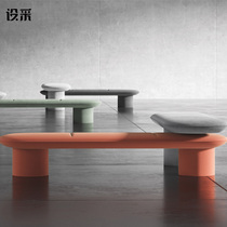 Creative sofa stool leisure area lounge bench living room office modern simple bench sofa long strip home
