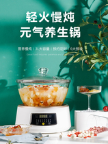 Electric saucepan glass health preserving pot multifunction water-stop saucepan automatic saucepan saucepan saucepan saucepan saucepan 3L Xinqing