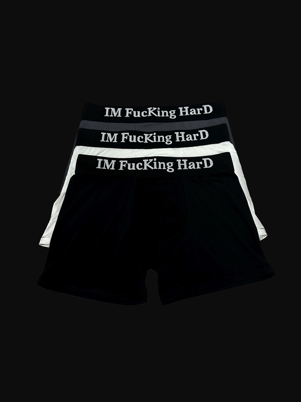 Two Moons "Im Fucking Hard" Austrian Lenzing Modal Ice Silk Boxer Briefs for Men