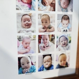 Детские отпечатки рук и ног, памятная фоторамка, солнечный свет, настенная фотография из натурального дерева