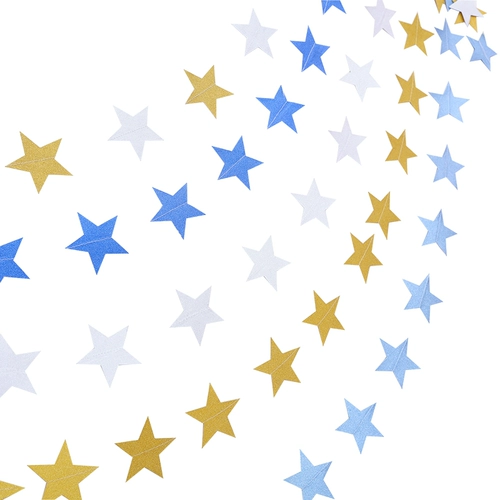 Вечеринка по случаю дня рождения, пятиконечная звезда, цветок, подвеска, веревка, фон, украшение для стены, детский годовалый класс, украшения для комнаты, принадлежности