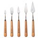 Marley Oil Painting Knife Soft/Neutral Gouache Paint Pick Knife Acrylic Scraper Tool Small Sharp Knife Art Supplies Palette Knife Texture Knife Painting Materials Professional Full Set of Painting Oil Pastels