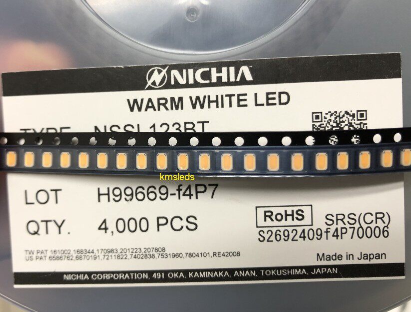 NSSL123BT 日亚 LED灯珠 3020陶瓷暖白暖黄光 色温2700K-淘宝Taobao | 天猫Tmall