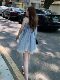 Lace Spliced Camisole with Elegant Design, High-End Feel, Loose Fit for Beach Vacation, Slimming Sleeveless Puffy Top for Women