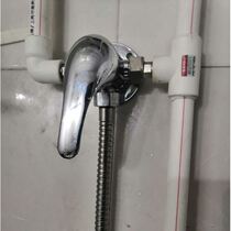 Electric water heater applique wall-type clear shower shower valve hot and cold switch with upper water solar water mixing valve
