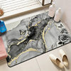 Modern light luxury marble diatom mud floor mat bathroom floor mat bathroom absorbent foot mat entrance door mat