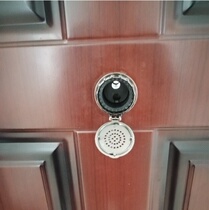 Anti-theft door cats eye doorbell integrated 35 diameter lengthened cats eye with doorbell HD multi-function home door mirror universal