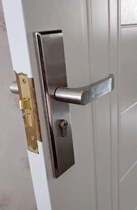 New indoor bedroom door lock adjustable hole-free lock home solid wood door handle universal lock