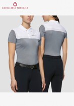 Post Equestrian Equestrian CT women competition training short sleeve Tech Piquet W Perforated Jersey