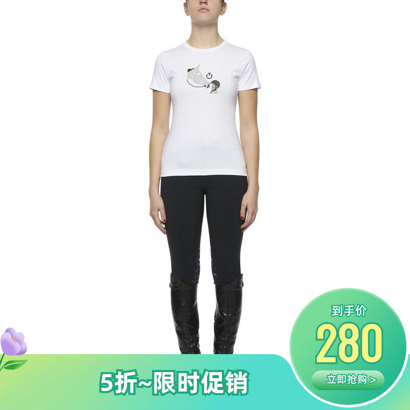 CT Children Daily Training Equestrian T-shirt Girls Love Horses Cotton T-Shirt