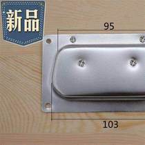 Wooden box 4 handle handle movable ring wooden box tool box industrial equipment box 4 handle handle folding handle