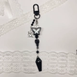 Маленький демон Оригинальный черно -белый стиль темный литт