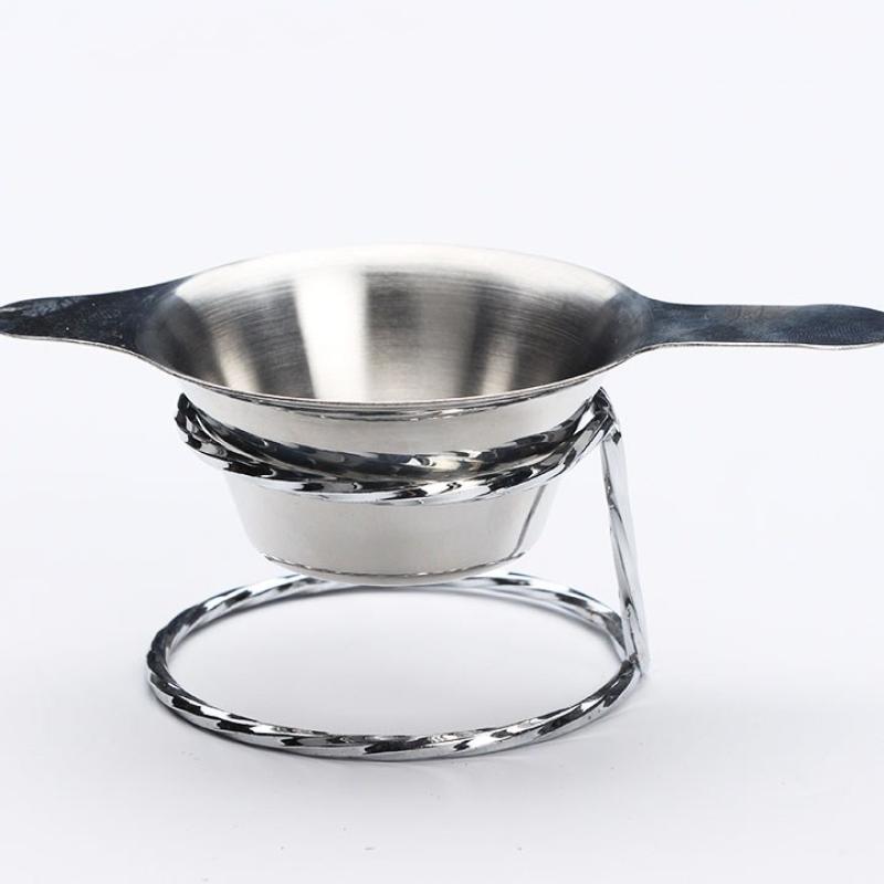 ) of a complete set of filter with stainless steel tea tea tea filter base isolation justice cup tea tea good drip aircraft filter