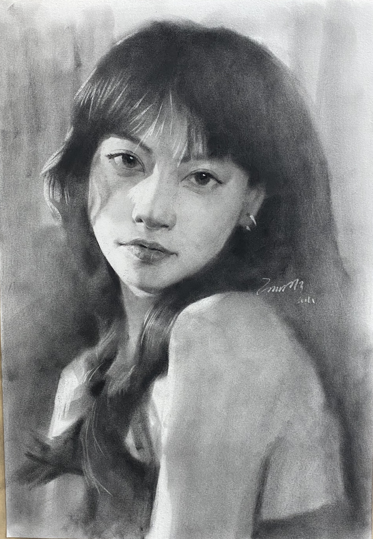 Figure Custom Speed Write a sketch oil painting to picture a private chat-Taobao