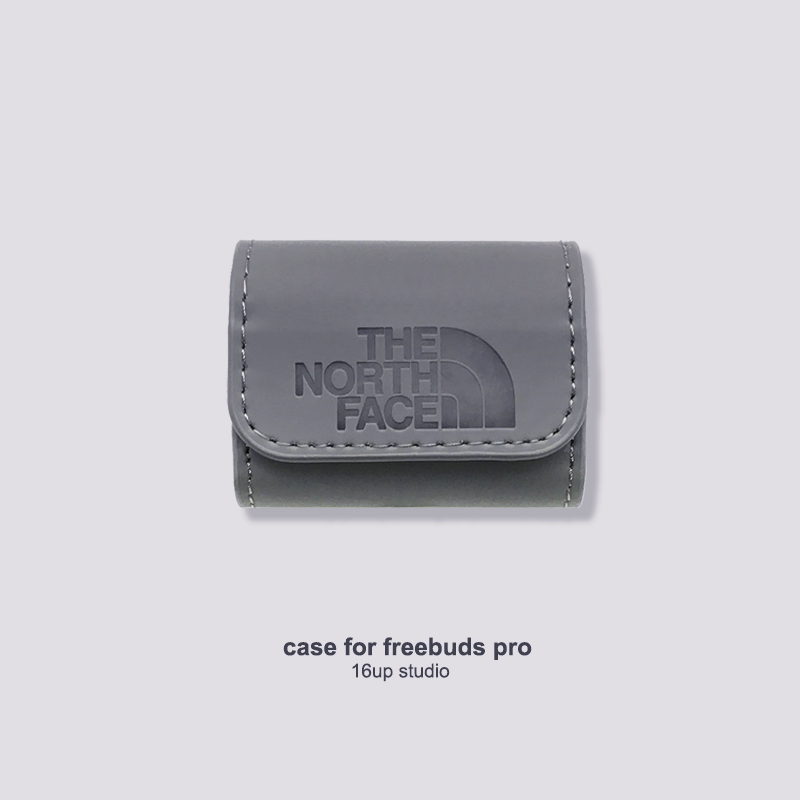 Tide brand suitable for freebuds protective sleeve pro smiley drink couple Huawei 3 4 generation bluetooth headset leather case soft