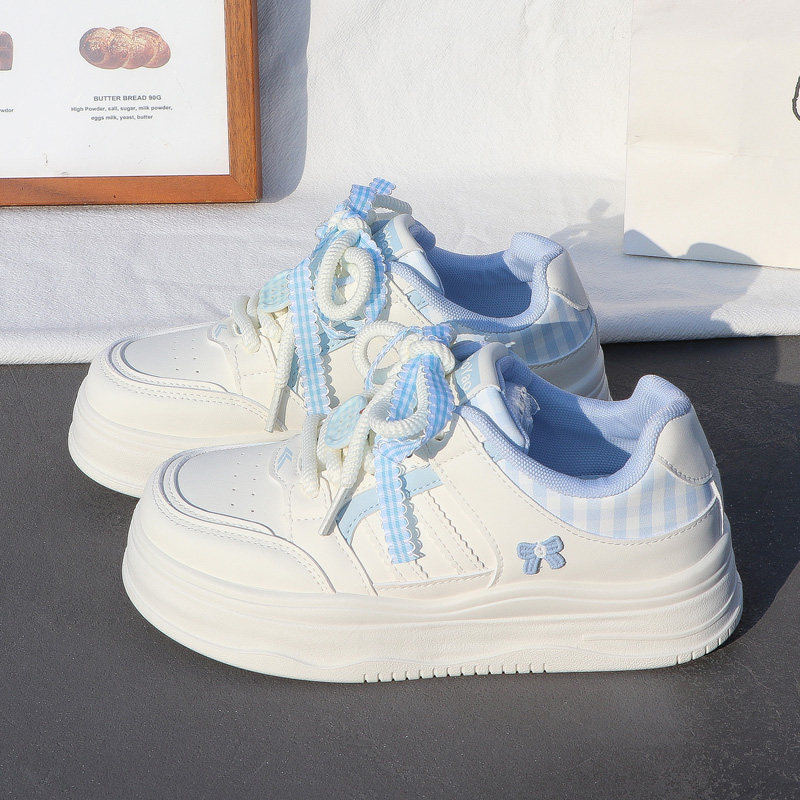 2025 Summer New Breathable Versatile White Sneakers for Women ins Trendy Niche Student Casual Sports German Training Shoes Autumn