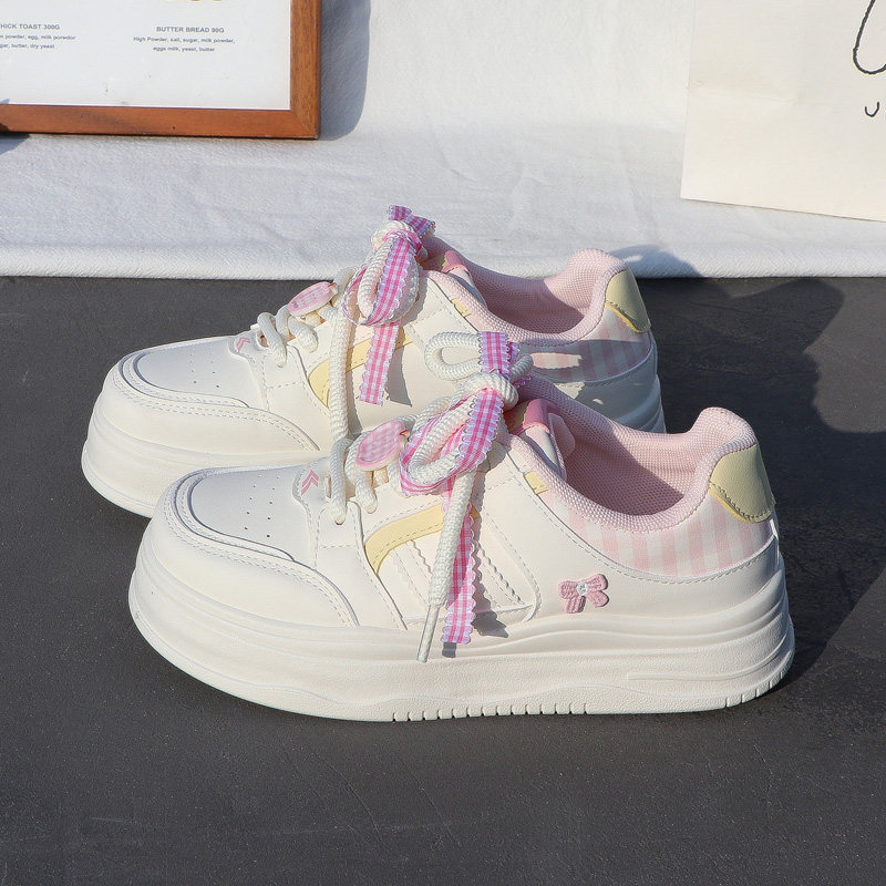 2025 Summer New Breathable Versatile White Sneakers for Women ins Trendy Niche Student Casual Sports German Training Shoes Autumn