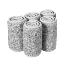 Hand-free flat mop head replacement cloth strip household thickened lazy stick-type scratch-off mop accessories universal