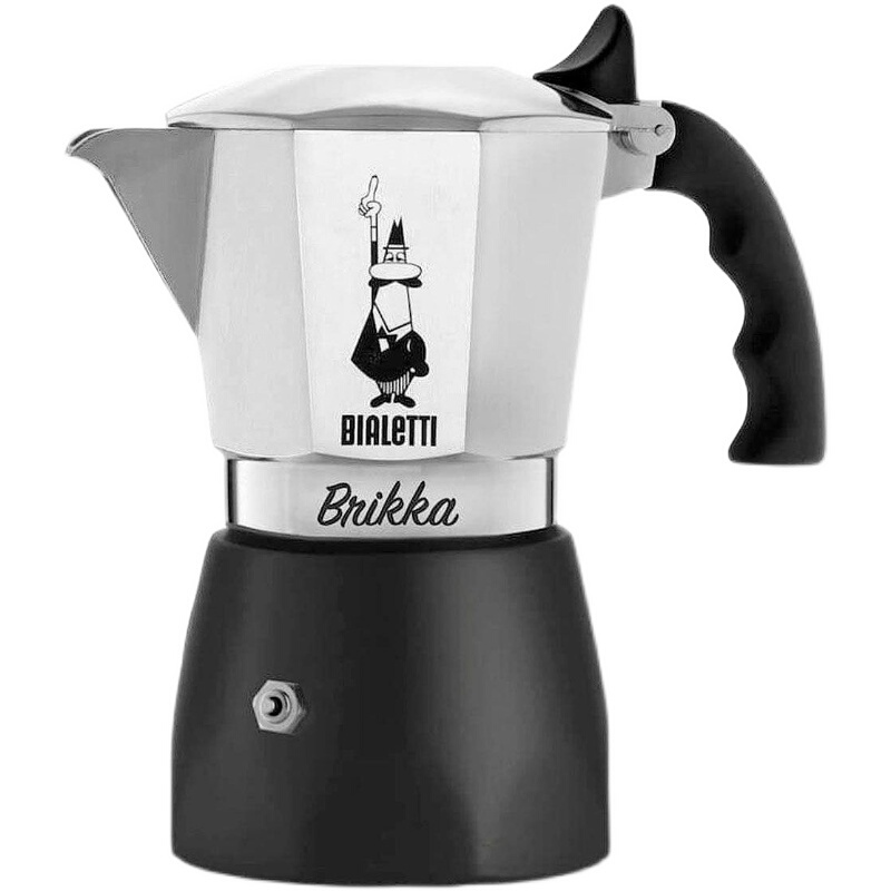 Bialetti Double Valve Moka Pot Italian Bialetti Pressure Oil Pot Brikka Double Valve Coffee Pot