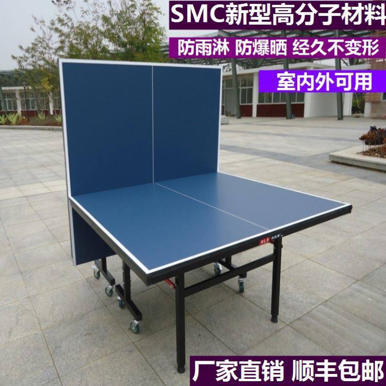 Outdoor smc Gymnasium Table Tennis Table Competition with Training Mobile Private School Family Indoor 25MM