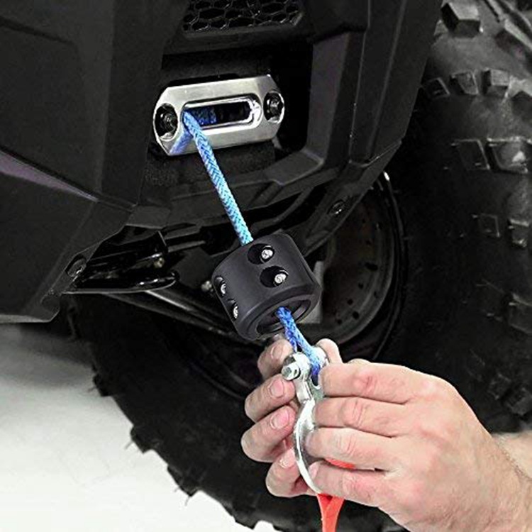 Cross-border boutique car modification accessories winch hook stopper cable protector rubber plug for off-road vehicles
