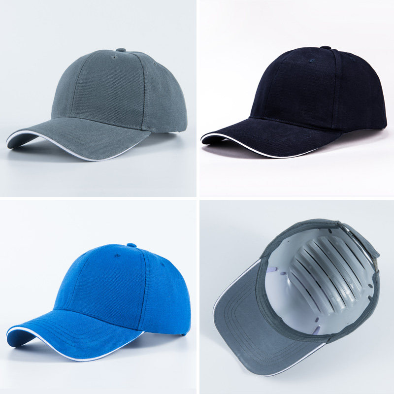 Lightweight anti-collision hard hat factory anti-collision cap safety hat worker protective cap spring and summer duck tongue baseball cap