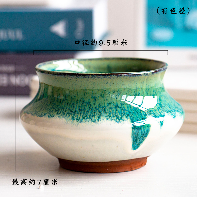 Meaty plant flower pot is more than meat flowerpot coarse pottery ceramic green the plants contracted plastic creative medium