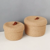 Японская плетеная настольная коробка для хранения, система хранения, ткань, корзина для хранения