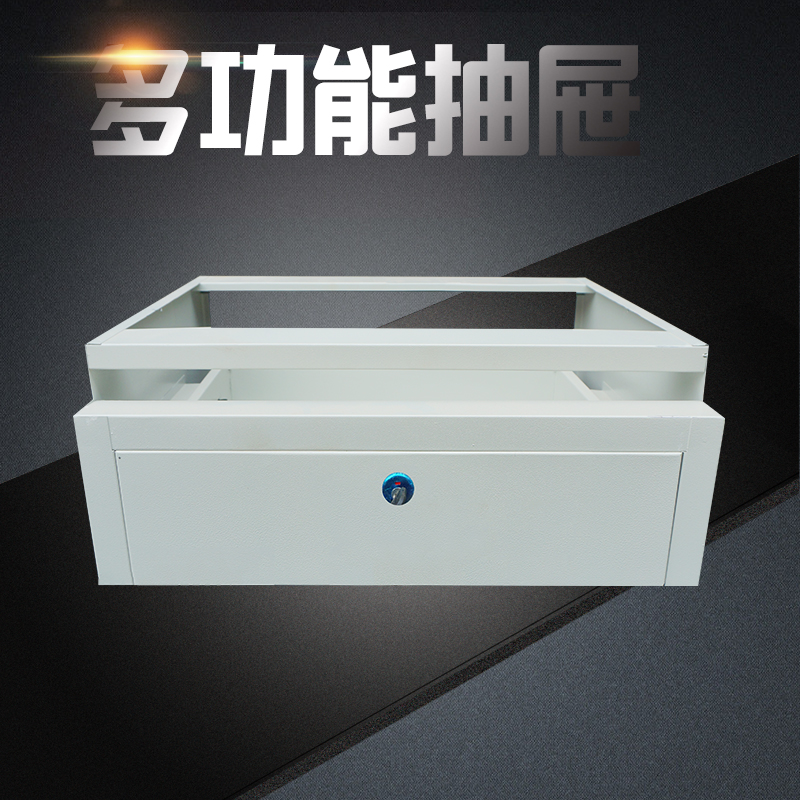 Workbench Wrought iron cold rolled steel drawer cabinet Single layer double layer drawer Iron drawer